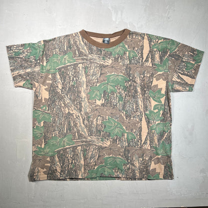 2000s Rebark Camo Tee Size 3XL USED v17720