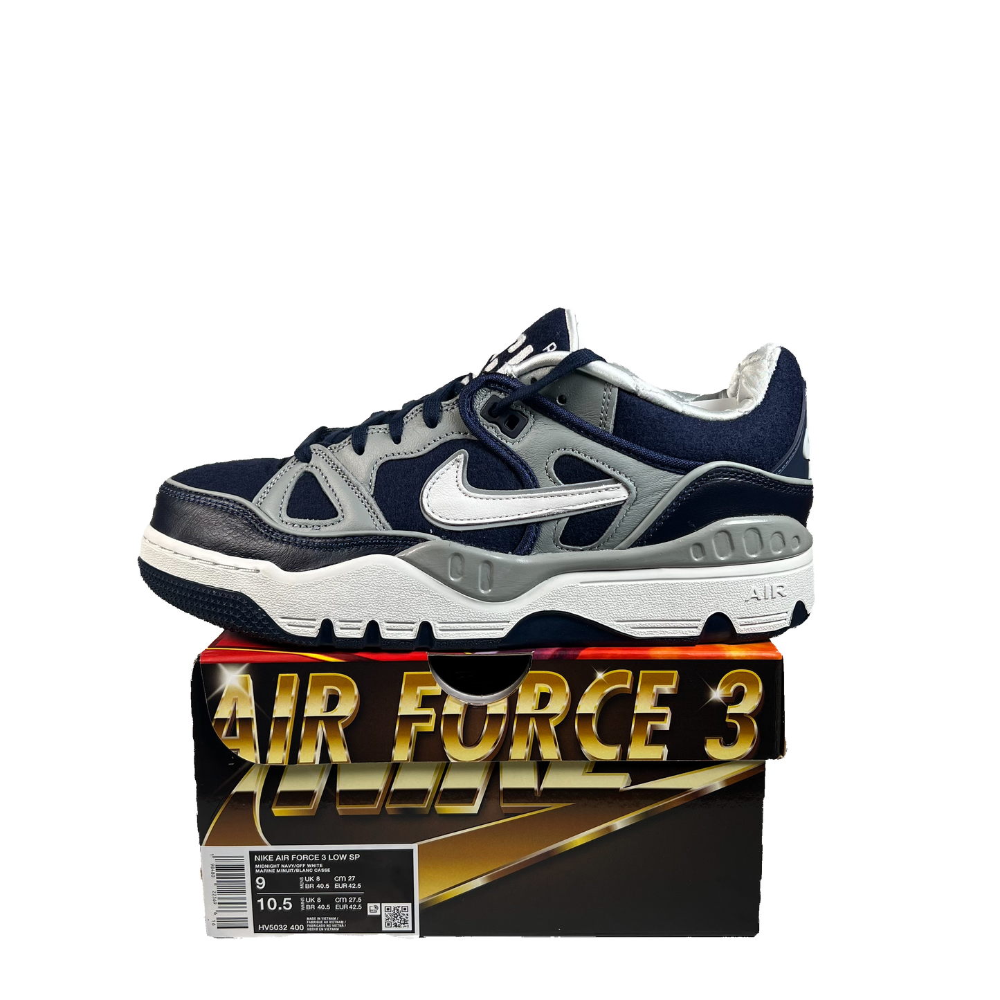 Nike Air Force 3 Low Nigo Pendleton College Pack Midnight Navy (2026) Size 9 NEW s22195