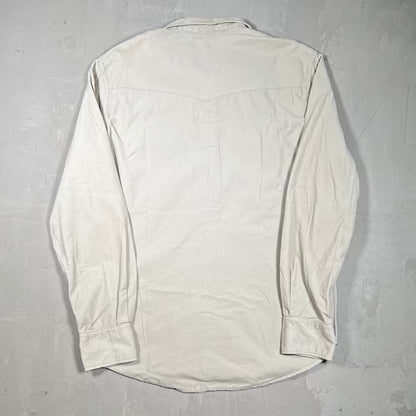 Y2K Ralph Lauren Polo Jeans Company Beige Corduroy Button Up Longsleeve Size Large USED v20296
