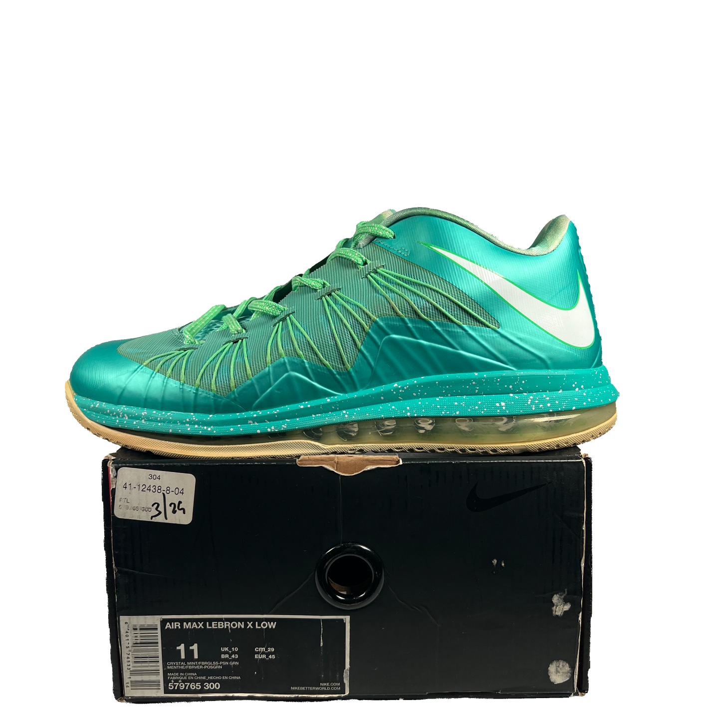 Nike Lebron 10 Low Easter (2013) Size 11 USED s19481