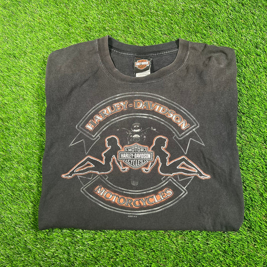 2007 Harley Davidson Black Lebanon NJ Tee Size Large USED v17988