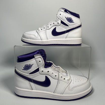 Jordan 1 High Court Purple (2021) Size 1y NEW s17342