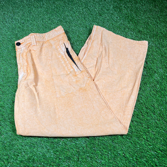 Stone Island Marina Washed Orange Pants Size 34 USED x14003