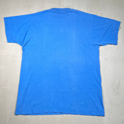 1990s Guess Bears Blue Tee Size XL USED v19092