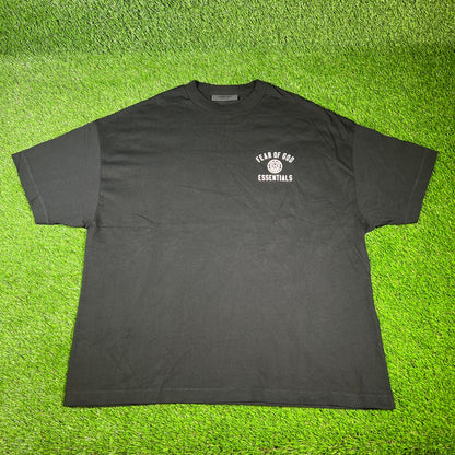 Fear of God FOG Essentials University Black Tee Size Medium NEW x14364