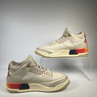 Jordan 3 J Balvin Medellin Sunset (2023) Size 8.5 USED s23812