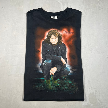 1996 The Doors Jim Morrison Portrait Tee Black Size XL USED v19282