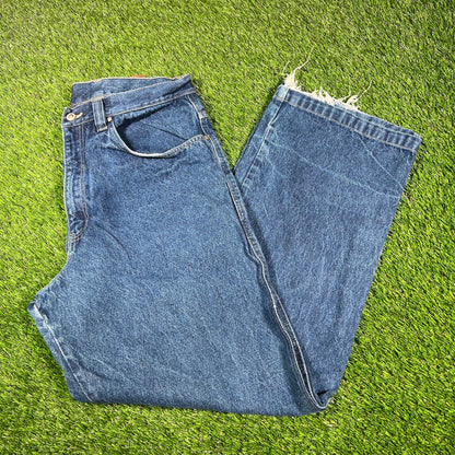 1990s Roca Wear Blue Jeans Size 36 USED v17018