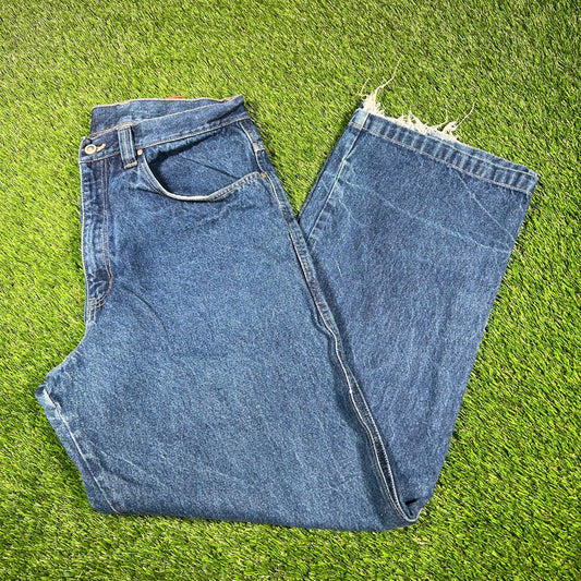 1990s Roca Wear Blue Jeans Size 36 USED v17018