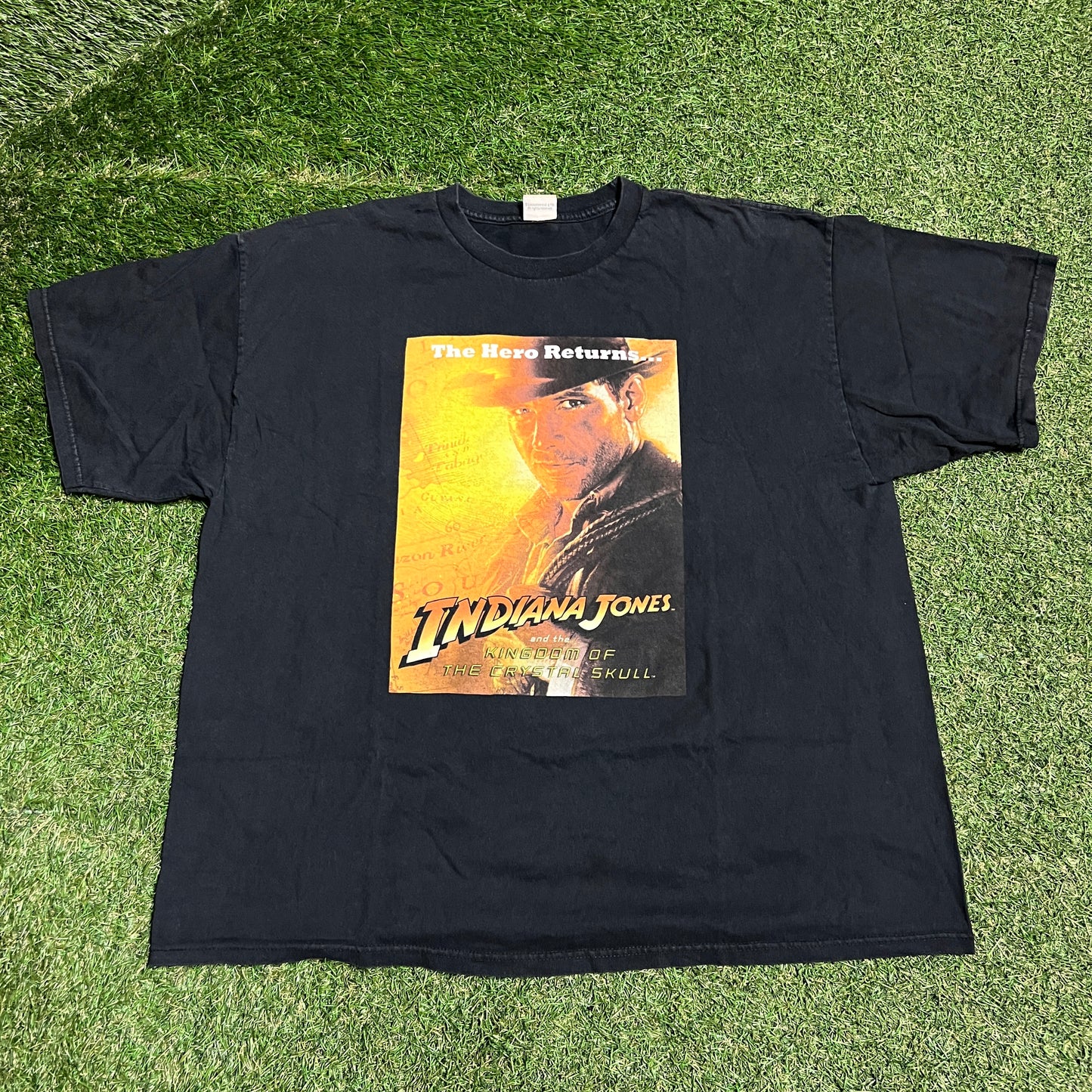 2008 Indiana Jones Kingdom of the Crystal Skull Size XL USED v15965