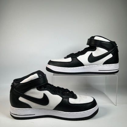 Nike Air Force 1 Mid Stussy Light Bone Black (2022) Size 10.5 USED s22287
