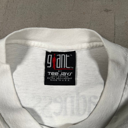 1996 Smashing Pumpkins Infinite Sadness Tour White Tee Size Large USED v19475
