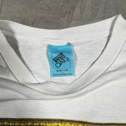 1996 Weird Al Yankovix Bad Hair Tour White Tee Size Large USED v20326