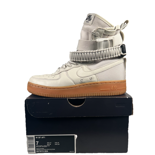 Nike SF Air Force 1 High Light Bone (2017) Size 5.5M/7W USED s19555