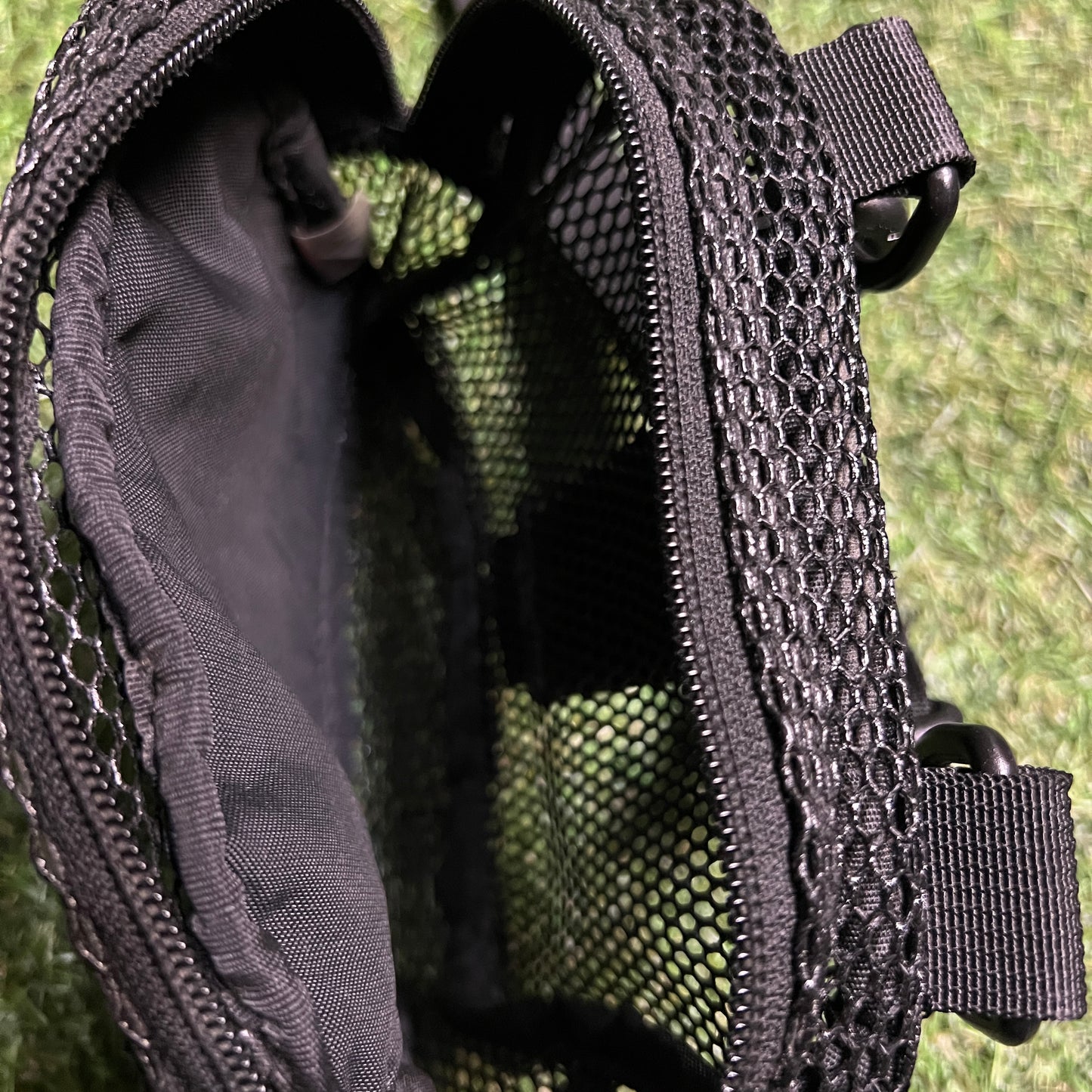 Supreme Small Mesh 2020 Black Shoulder Bag USED x13974