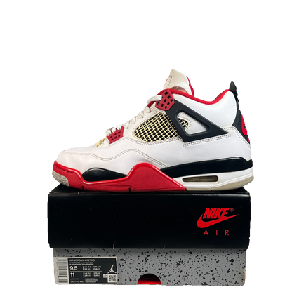 Jordan 4 Fire Red (2020) Size 9.5 USED s23241