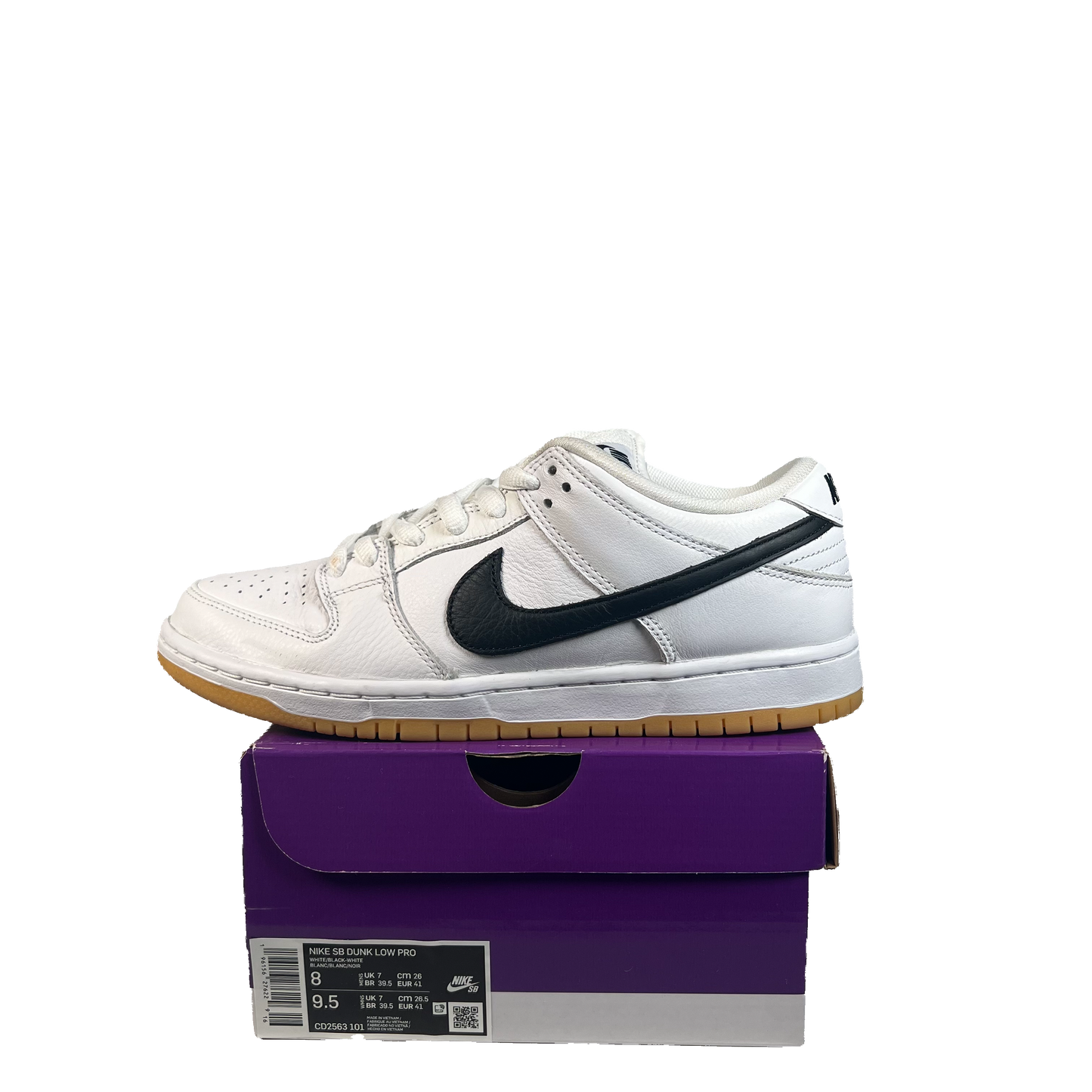 Nike SB White Gum (2023) Size 8 USED s22036