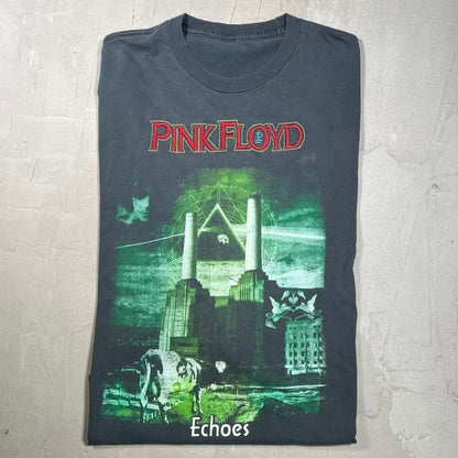 1990s Pink Floyd Echoes Black Longsleeve Size XL USED v20177