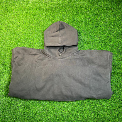 Yeezy Gap Mock Neck Dark Grey Hoodie Size Medium USED x16870