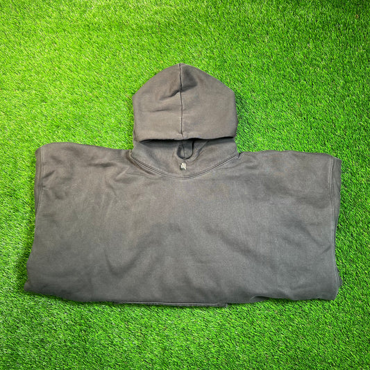 Yeezy Gap Mock Neck Dark Grey Hoodie Size Medium USED x16870