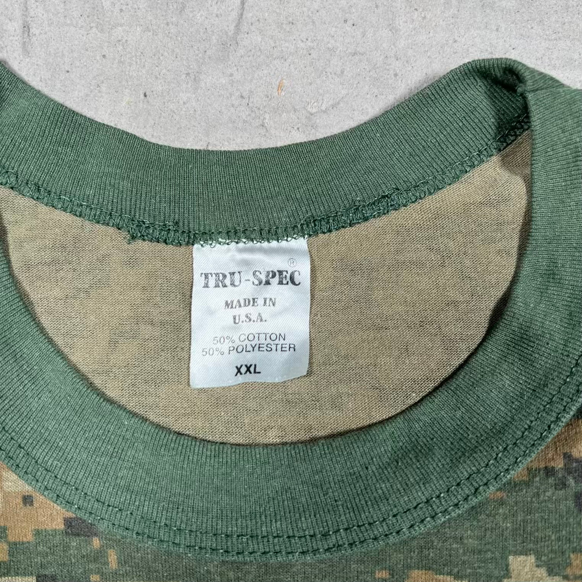 1980s Digi Camo Tee Size XXL USED v20069