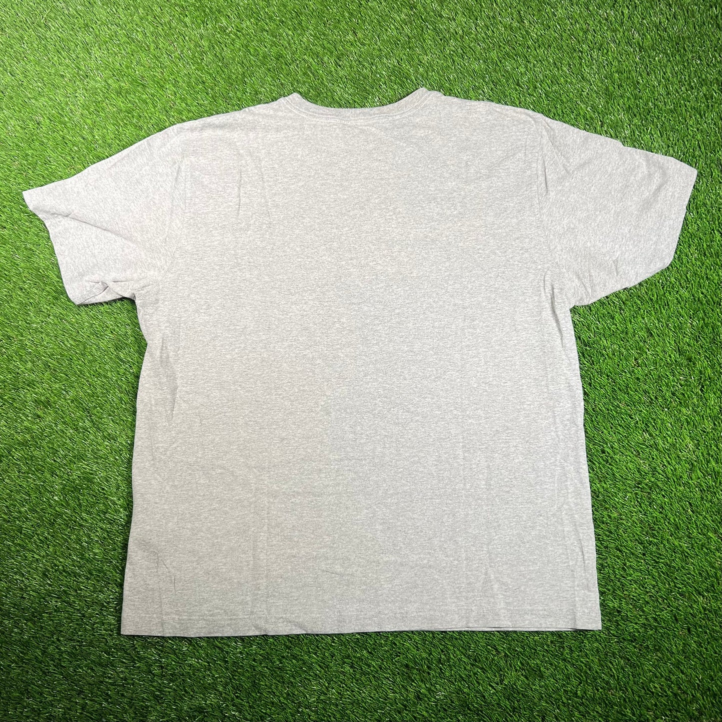 Carhartt Modern Logo Grey Tee Size Large USED v17820