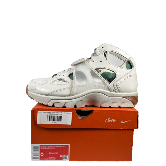 Nike Air Trainer Huarache Corteiz Light Bone New Size 8 S15226
