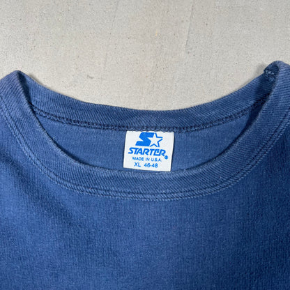 1990s Dallas Cowboys Starter Navy Blue Tee Size XL USED v16955