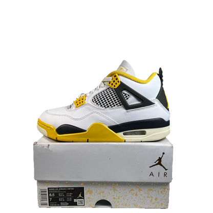 Jordan 4 Vivid Sulfur (2024) Size 7m / 8.5w USED s23504