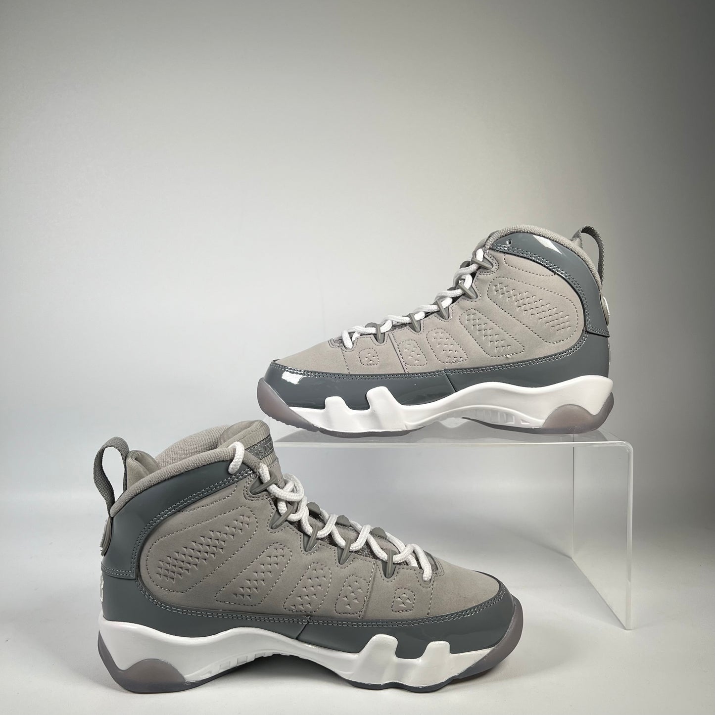 Jordan 9 Cool Grey (2025) Size 4Y NEW s16336