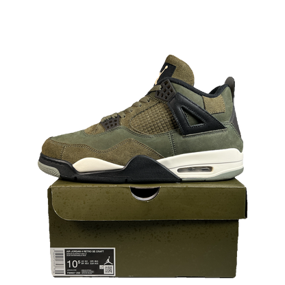 Jordan 4 Craft Medium Olive (2023) Size 10.5 USED s23063