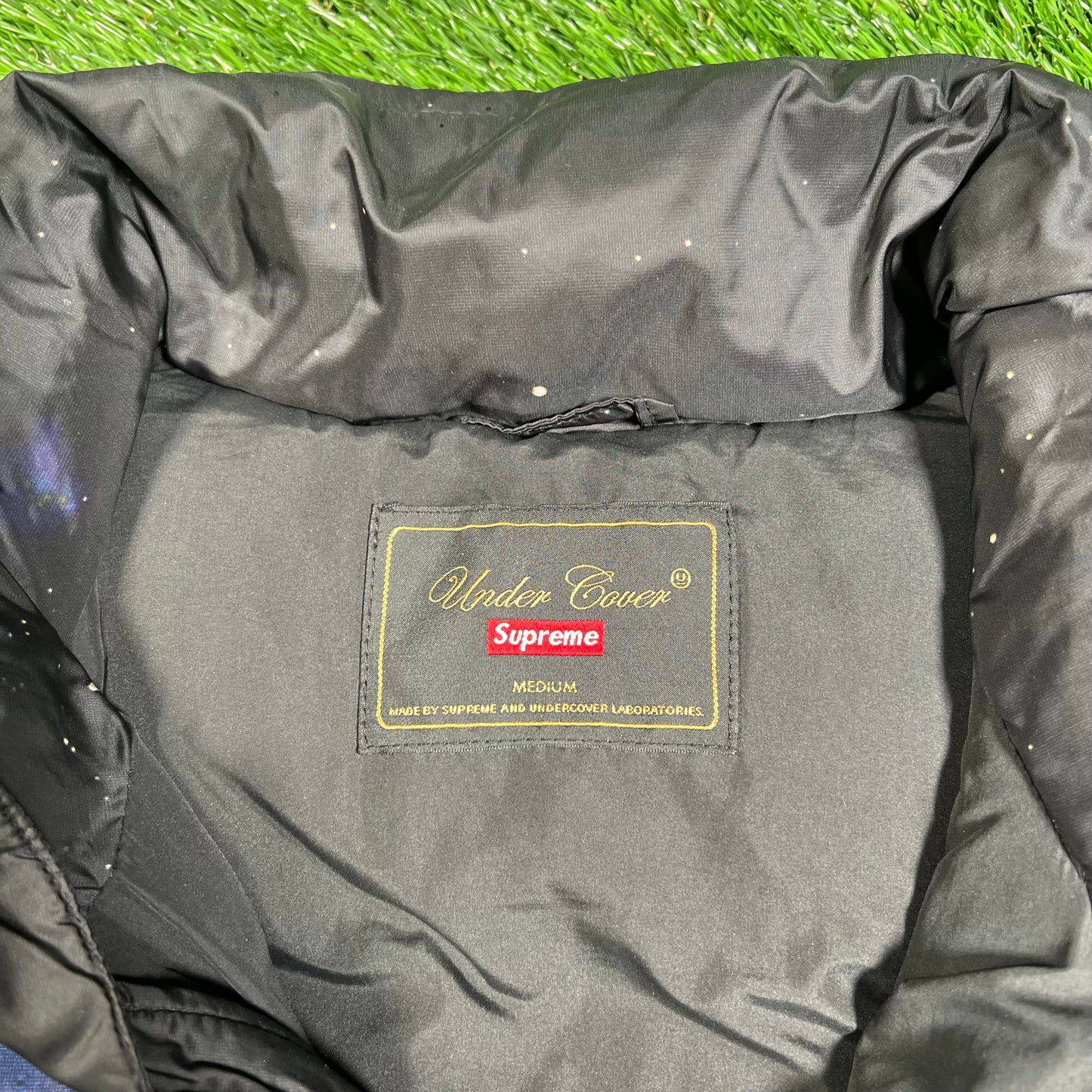 Supreme Undercover/Public Enemy Puffy Jacket Size Medium USED x15904