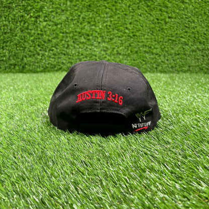 1990s Stone Cold Dont Trust Anybody Black Snapback USED v18092