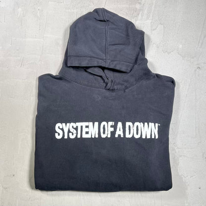 2005 System of a Down Hypnotize Promo Black Hoodie Size XL USED v20039