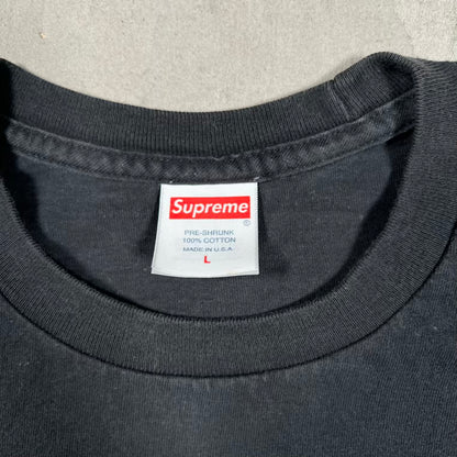 Supreme Motion Logo Blac Tee (2023) Size Large USED x18635