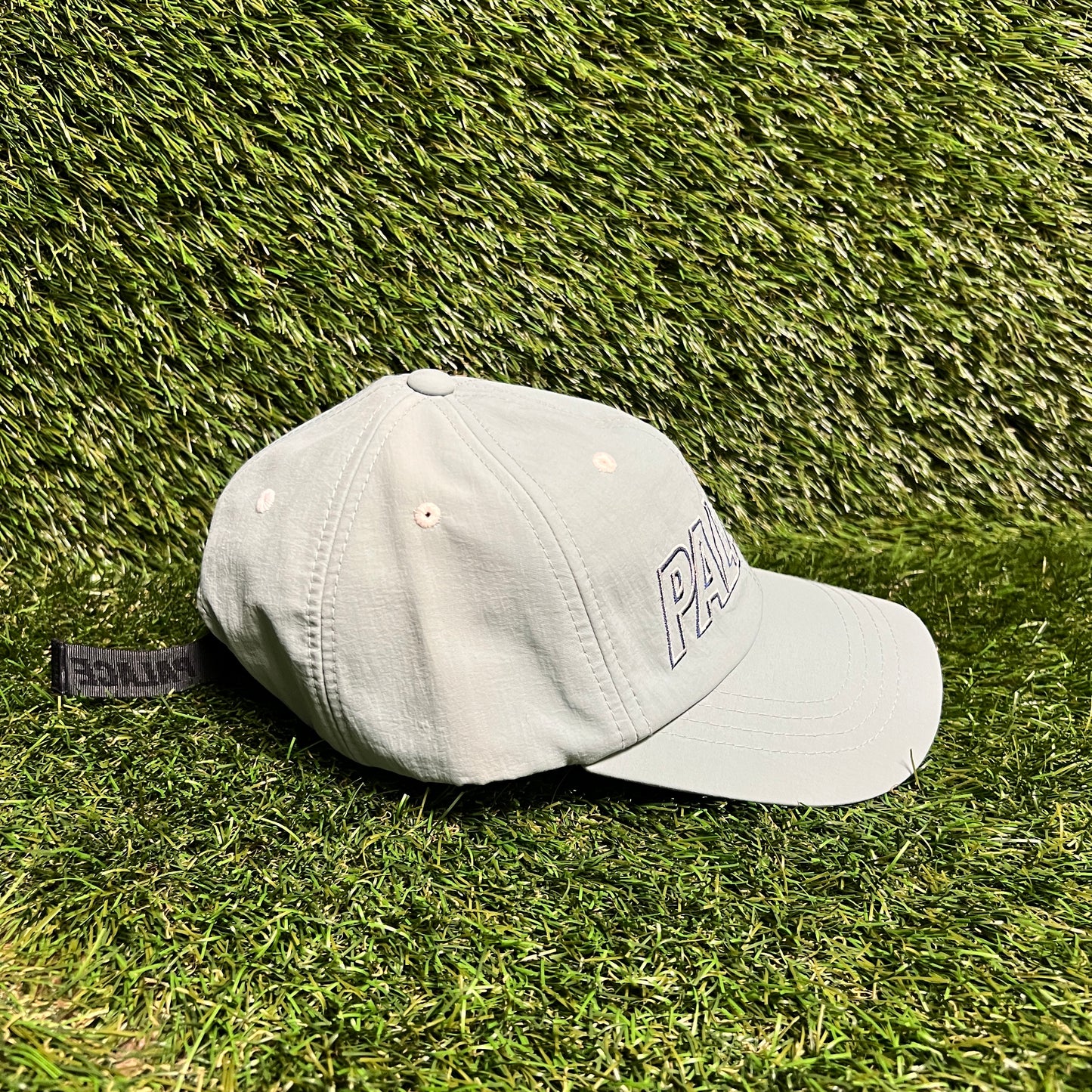 Palace Light Blue Logo Dad Hat USED x13512