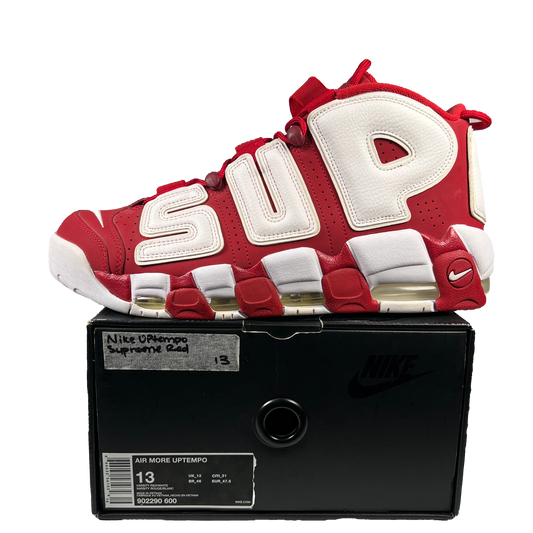 Nike Air Uptempo Supreme Red Size 13 NEW s7677
