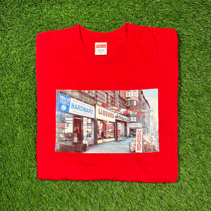 Supreme Hardware Tee Red (2018) Size Large USED x16694
