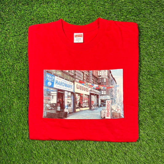 Supreme Hardware Tee Red (2018) Size Large USED x16694