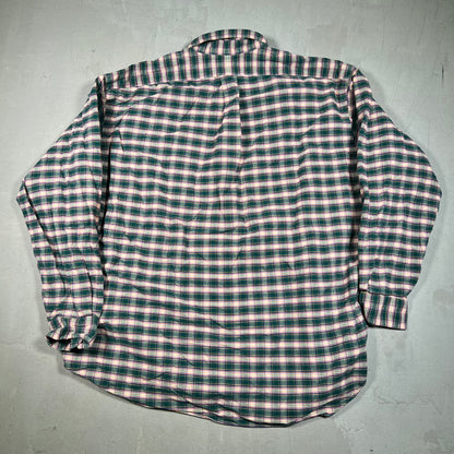 Y2K Polo Ralph Lauren Plaid "Big Shirt" Size XL USED v19414