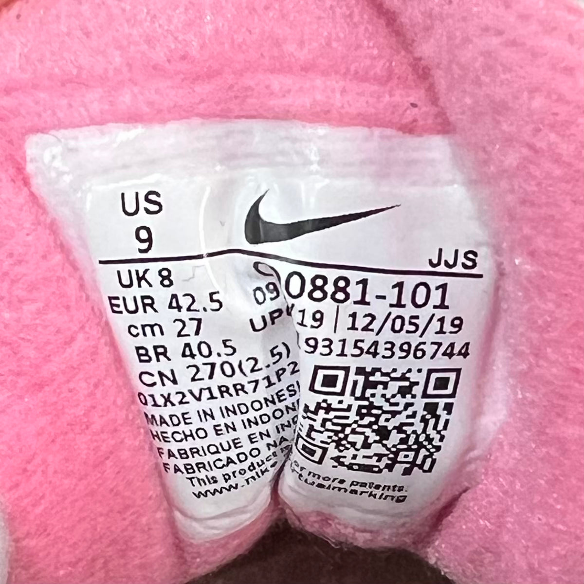 Nike Air Max 90 Recraft Rose (2020) Size 9 USED s23597