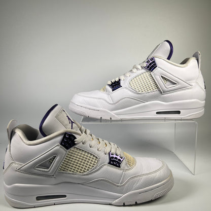 Jordan 4 Metallic Purple 2020 Size 12 USED s11305