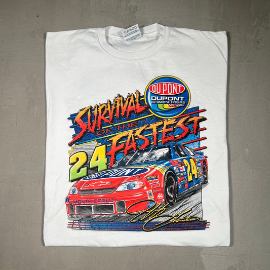 1999 Nascar Jeff Gordon "Survival of Fastest" Size XL USED v19054