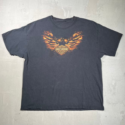 2011 Harley Davidson Bike Town Youngstown Ohio Black Tee Size XL USED v20101