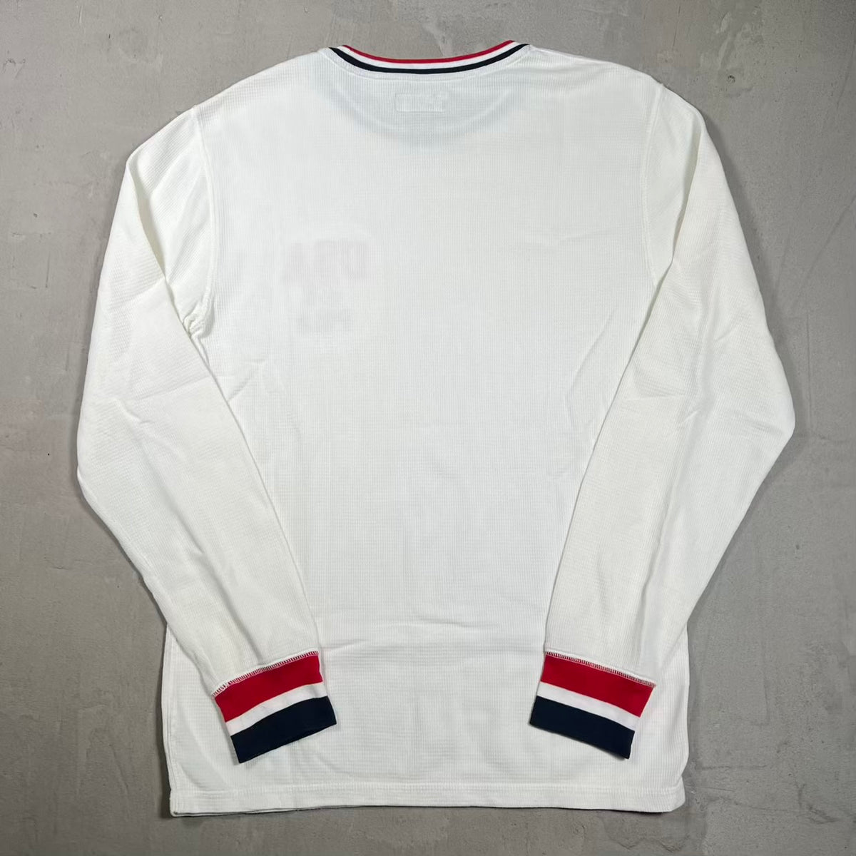 Polo Ralph Lauren White "USA" Thermal Size Medium USED v19034