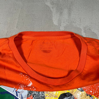 Polo Ralph Lauren Alpine 92 Snowboard Orange Longsleeve Size Large USED v18938
