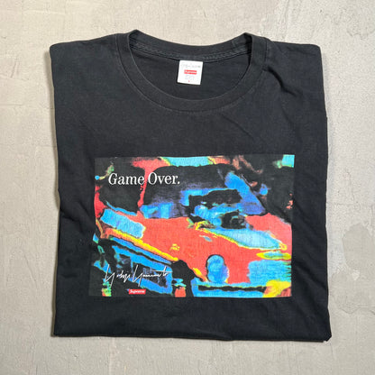 Supreme Yohji Yamamoto Game Over Black Tee Size Large USED x17615