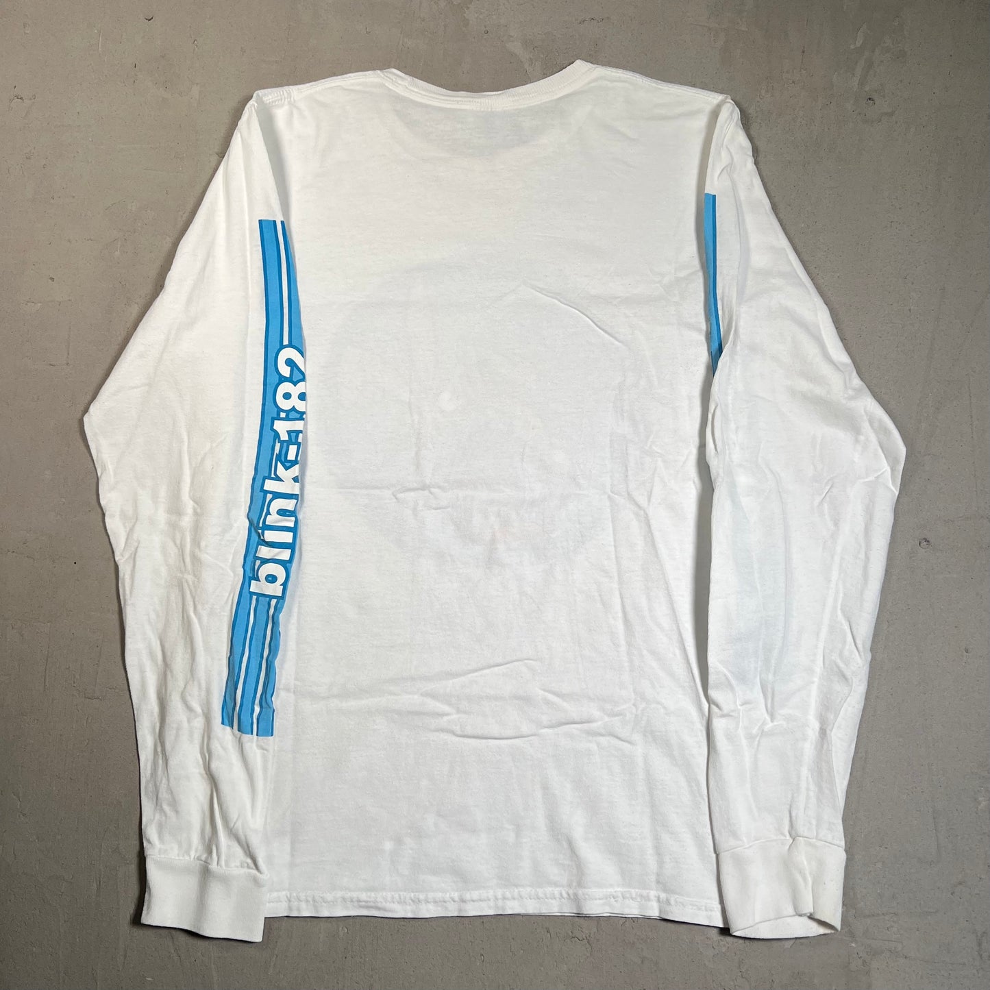 Y2K Blink 182 Bunny Rabbit Longsleeve White Size Medium USED v19378