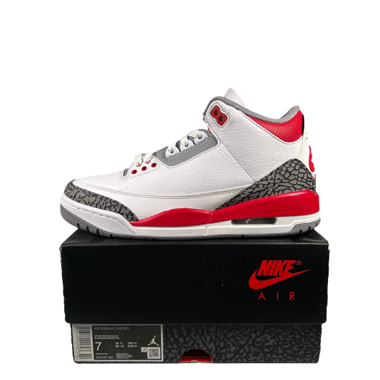 Jordan 3 Fire Red 2022 Size 7 NEW s10587