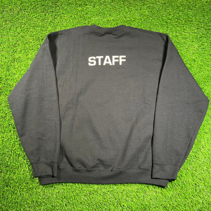 Y2K Penthouse Club Black Crewneck Size XL USED v18453